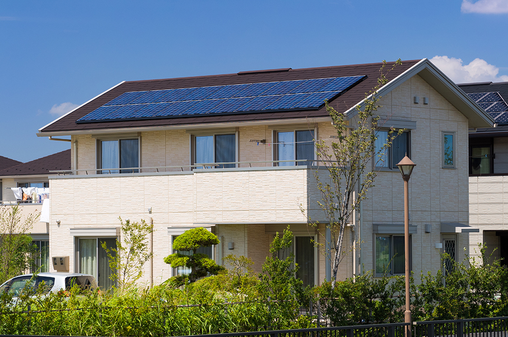Zonne-energie opgewekt door zonnepanelen